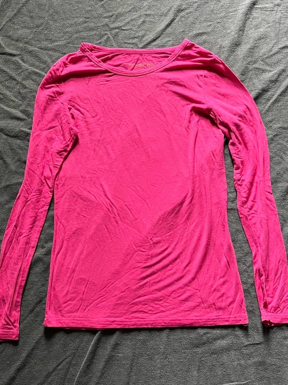 MediChic hot pink long sleeve shirt.